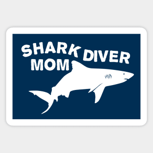 Shark diver mom Sticker